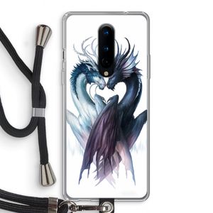 Yin Yang Dragons: OnePlus 8 Transparant Hoesje met koord
