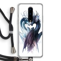 Yin Yang Dragons: OnePlus 8 Transparant Hoesje met koord
