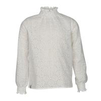 KIEstone Meisjes blouse - Fieke - Off wit