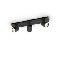Philips Zwarte plafondspotRunner 3-lichts - 929003204901