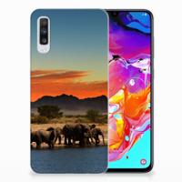 Samsung Galaxy A70 | TPU Hoesje | Olifanten