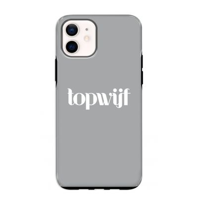 Topwijf Grijs Wit: iPhone 12 mini Tough Case