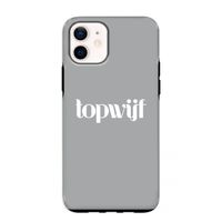 Topwijf Grijs Wit: iPhone 12 mini Tough Case Topwijf Grijs Wit: iPhone 12 mini Tough Case