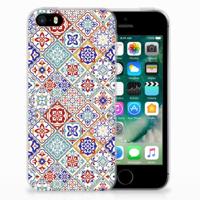 Apple iPhone SE | 5S | TPU | Siliconen hoesje | Tiles Color