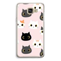 Katten: Samsung Galaxy A5 (2016) Transparant Hoesje Katten: Samsung Galaxy A5 (2016) Transparant Hoesje