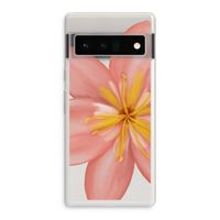 Pink Ellila Flower: Google Pixel 6 Pro Transparant Hoesje