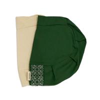 Biologisch Katoenen Meditatie Kussenhoezen - Bosgroen - Halve maan kussen