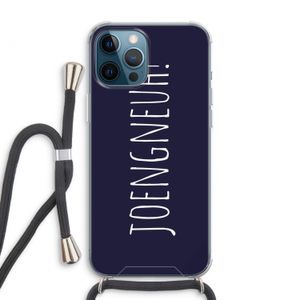 Joengneuh!: iPhone 12 Pro Max Transparant Hoesje met koord