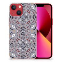 Apple iPhone 13 TPU Siliconen Hoesje Flower Tiles - thumbnail