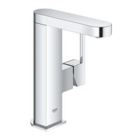 GROHE Plus waterbesparende wastafelkraan M-size met gladdy body en push open waste chroom 23872003 - thumbnail