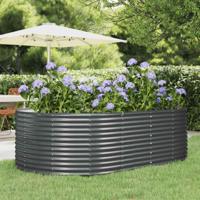 Plantenbak 212x140x68 cm gegalvaniseerd staal antracietkleurig