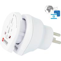 Skross Combo World to Israel netstekker adapter Wit - thumbnail