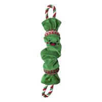 HAPPY PET TOP N TAIL ROPEE CHRISTMAS CRACKER GROEN