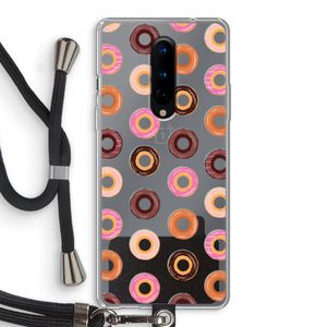 Donuts: OnePlus 8 Transparant Hoesje met koord