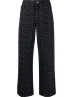 Marc Jacobs jean droit The Monogram - Noir