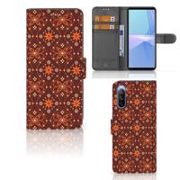 Sony Xperia 10 III | Telefoon Hoesje | Batik Brown