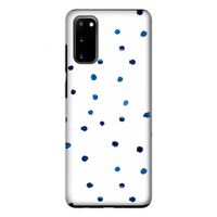 Blauwe stippen: Samsung Galaxy S20 Tough Case