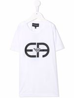 Emporio Armani Kids t-shirt à logo imprimé - Blanc - thumbnail