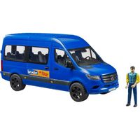 bruder Mercedes-Benz Sprinter Transfer met bestuurder modelvoertuig 02681 - thumbnail