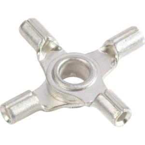 Vogt Verbindungstechnik 3509a4 Splitter Dwarsdoorsnede (max.): 1 mm² Gat diameter: 4 mm Ongeïsoleerd Metaal 1 stuk(s)