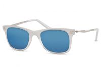 CWI zonnebril unisex wayfarer cat.3 wit/blauw (CWI541) - thumbnail