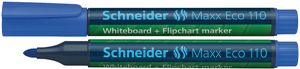 Schneider whiteboard + flipchart marker Maxx Eco110 blauw