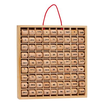 Small Foot houten vermenigvuldigingstabel 1x1