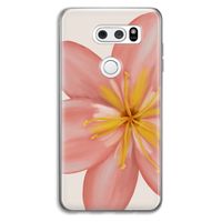 Pink Ellila Flower: LG V30 Transparant Hoesje