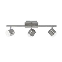 Trio Led plafondspot Roubaix 3-lichts metaalgrijs R82153107