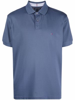 Tommy Hilfiger polo à logo brodé - Bleu