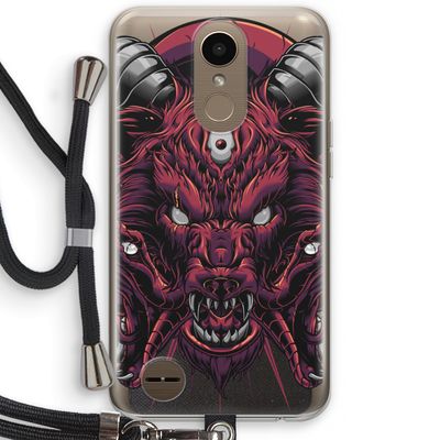 Hell Hound and Serpents: LG K10 (2017) Transparant Hoesje met koord