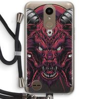 Hell Hound and Serpents: LG K10 (2017) Transparant Hoesje met koord