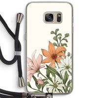 Floral bouquet: Samsung Galaxy S7 Transparant Hoesje met koord