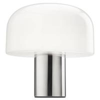 Flos Bellhop Glass tafellamp LED Bright Aluminum