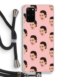 Ugly Cry Call: Samsung Galaxy S20 Plus Transparant Hoesje met koord