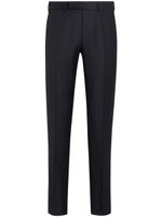 Zegna pantalon de costume en laine - Noir