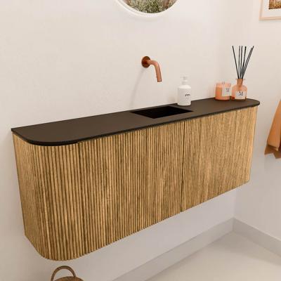 Toiletmeubel Mondiaz Joya | 113.2 cm | Meubelkleur Oak | Faye wastafel Urban Midden | Zonder kraangat(en) Toiletmeubel Mondiaz Joya | 113.2 cm | Meubelkleur Oak | Faye wastafel Urban Midden | Zonder kraangat(en)