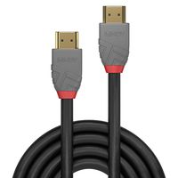 LINDY 36965 HDMI-kabel HDMI Aansluitkabel HDMI-A-stekker, HDMI-A-stekker 5.00 m Zwart 4K UHD - thumbnail