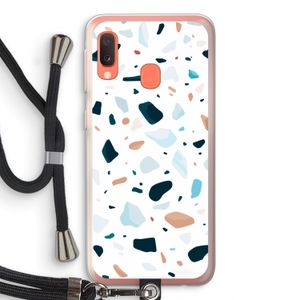 Terrazzo N°13: Samsung Galaxy A20e Transparant Hoesje met koord