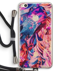Pink Orchard: Huawei Ascend P8 Lite (2017) Transparant Hoesje met koord