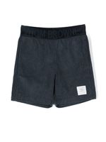 Thom Browne Kids short en velours côtelé - Bleu