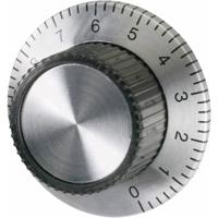 TRU COMPONENTS Apparaatknop met precisie-schaalverdeling Aluminium (geëloxeerd) (Ø x h) 37 mm x 15 mm 1 stuk(s)