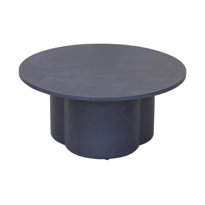 Tower Living Ronde Salontafel 'Palazzo' Teakhout met betonlook, 83cm
