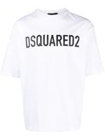 DSQUARED2 t-shirt en coton à logo imprimé - Blanc - thumbnail