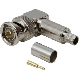 TRU COMPONENTS 1579402 BNC-connector Stekker, haaks 50 Ω 1 stuk(s)