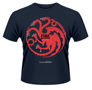 Game of Thrones T-Shirt Fire and Blood size L