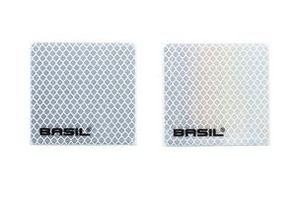 Basil kratklikker - high reflective - 2 stuks - zilver