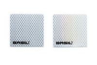 Basil kratklikker - high reflective - 2 stuks - zilver