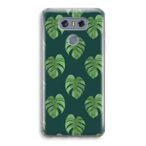 Monstera leaves: LG G6 Transparant Hoesje