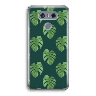 Monstera leaves: LG G6 Transparant Hoesje